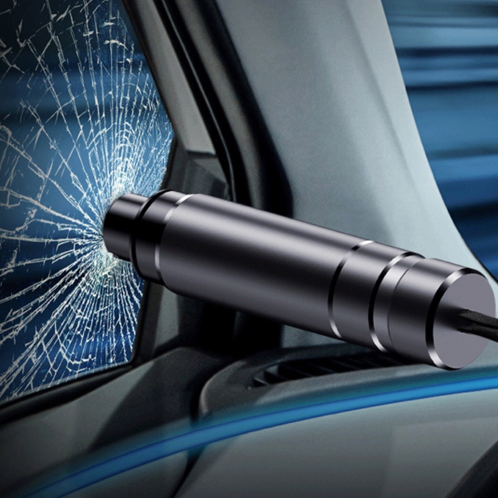 Portable mini car window breaker & seat belt cutter with holder 2 in one Escape